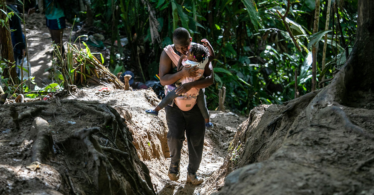 Mostly Haitian Migrants Cross Treacherous Darien Gap En Route To U.S. Border