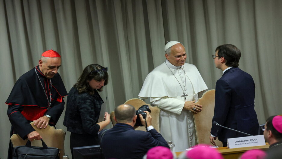 Pope Leo presents his first, AI-focused encyclical "Magnifica humanitas" at the Vatican